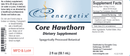 core hawthorn (energetix) label