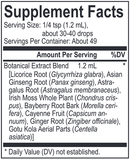 core licro blend (energetix) supplement facts