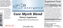 core myrrh blend energetix label