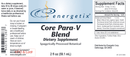 core para-v blend (energetix) label