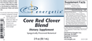 core red clover blend (energetix) label