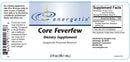 core feverfew energetix label
