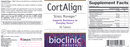 cortalign stress manager bioclinic naturals label