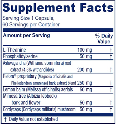 Cortisol Relief Vitanica supplements