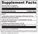 cortisol benefits davinci labs supplement facts