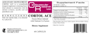 cortol ace (ecological formulas) label