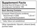 corylus avellana unda supplement facts