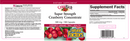 cranrich 500 mg natural factors label