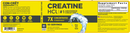 creatine hcl powder unflavored (con-cret) label