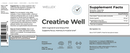 creatine well (wellex) label
