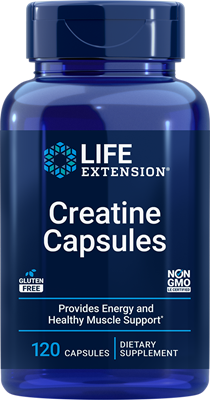creatine capsules (life extension)