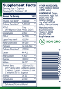 critical digestion enzyme science supplement facts