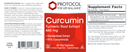 curcumin 665 mg (protocol for life balance) label
