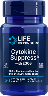 cytokine suppress (life extension)