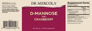 d-mannose and cranberry extract dr. mercola label