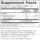 d-mannose powder protocol for life balance supplement facts