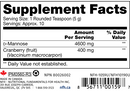 d-mannose sap (nfh nutritional fundamentals) supplement facts