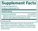 d-mulsion 400 genestra supplement facts