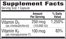 d3-k2 bio-tech pharmacal supplement facts