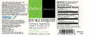 d3 k2 liquid davinci labs label