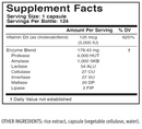 d3xym master supplements (us enzymes) supplement facts
