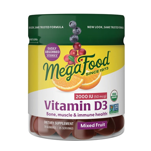 vitamin d3 2000 iu gummies (megafood)
