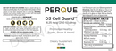 D3 cell guard liquid (perque) label
