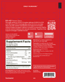 d3 + k2 vitamin chews (humann) label