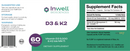 d3 & k2 (inwell biosciences) label