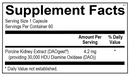 dao enzyme (ortho molecular) supplement facts