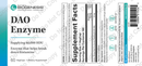 dao enzyme nutra biogenesis label