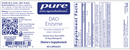 dao enzyme pure encapsulations label