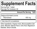 dgl chewable energetix supplement facts