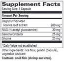DGL complex progressive labs supplement facts