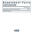 dgl powder vital nutrients supplement facts