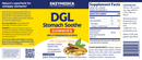 dgl stomach soothe gummies enzymedica label