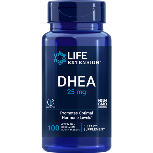 DHEA 25 mg Tablets (Life Extension)