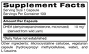 dhea neurobiologix supplement facts