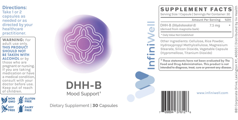 DHH-B - Mood Support (InfiniWell) label
