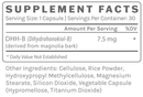 DHH-B mood support (infiniwell) supplement facts