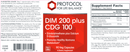 dim 200 plus cdg 100 (protocol for life balance) label