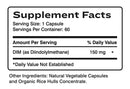 dim 150 mg (inwell biosciences) supplement facts