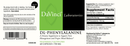 dl-phenylalanine davinci labs label