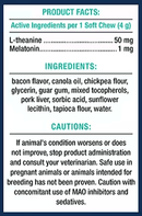 dog stress & behavior (life extension) ingredients