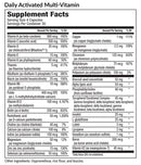 daily activated multivitamin (equilife) supplement facts