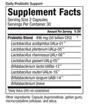 daily probiotic support (equilife) supplement facts