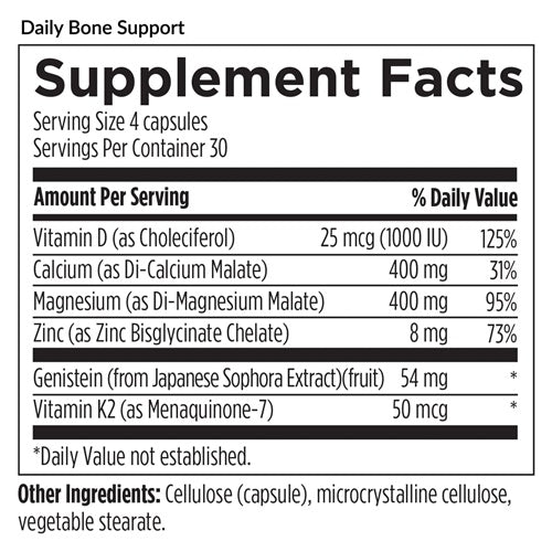 Daily Bone Support (EquiLife) supplement facts