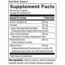 daily brain support (equilife) supplement facts