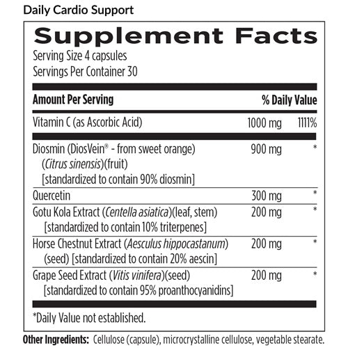 Daily Cardio Support (EquiLife) supplement facts