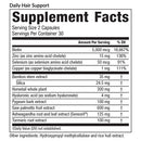 daily hair support (equilife) supplement facts
